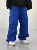 Calin diagonal cargo sweat balloon pants