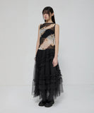 Tulle Layered Long Skirts
