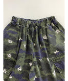 Flower Camo Cargo Bermuda Pants