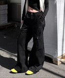 POCKET TAB WIDE PANTS