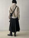 [wool100%/handmade] Bijo Collar Wool Short Blouson