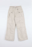 Deep Dyeing Cut Cotton Pants