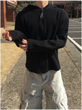 Ted Basic Rib Hood Zip-Up