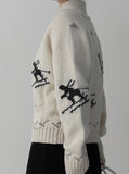 Winter Knit Zip-Up
