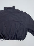 Shirring Raglan Nylon Jumper