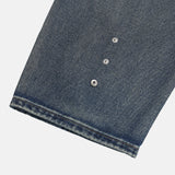 Snap Dart Wide Banding Denim