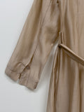 Bridget Pintuck See-Through Long Shirt One Piece