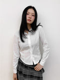 SLIM LINE CROP SHIRT