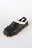 Pony wool bloafer mule