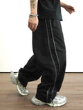 Unisex two-line string pants