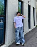 Ghost Washing Cargo Banding Denim