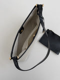 [Card Holder SET] Herringbone Leather Shoulder Bag