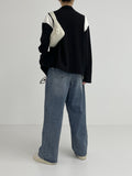 Varsity Two-Way String Cardigan