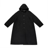Evelyn Wool Hood Coat