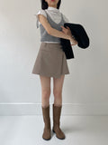 Tours Unbalanced Mini Skirt