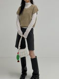 Cashmere V-neck Knit Vest