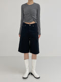 Oeol Shirring Tension T-shirt