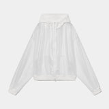 Translucence plastic zip-up