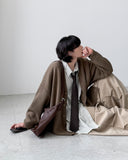 Art V-neck Balloon Cardigan