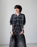 Assemble Collar Knit Zip-up