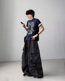 Chiffon Nylon Cargo Pants