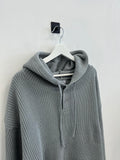 Two Button Warmer Hood Knit