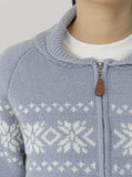 Snowfall Knit Zip-Up