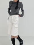 901 Cargo Bermuda Wide Pants