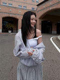 WAVE ZIPPER NYLON HOODIE