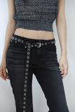 Long Eyelet Y2K Belt