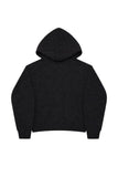 Meliou Crop Knit Hood Zip-Up