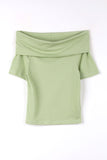 ST Rib Off Shoulder Tee
