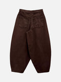 Vibrick Brown Balloon Wide Pants