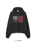 Basic Flag Hood Zip-Up