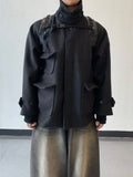 Blend neck bijoline short coat