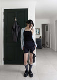 SQUARE NECK HALTER SLEEVELESS
