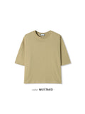 Over Crop Basic Short Sleeve T-Shirt