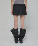 Asymmetrical Layered Mini Skirt