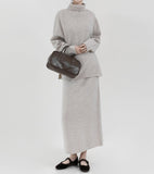 [Premium] Fair Turtleneck Whole Garment Wool Set-up