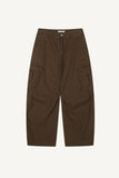 Canvas Cargo Curved Pants