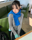 WINTER STRAP COLLAR KNIT