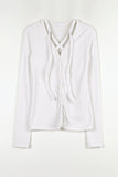 Jenne off-strap cardigan