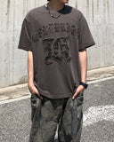 Pigment Camo Applique Short Sleeve T-Shirt
