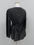 [Long Sleeve Ver.] Cheek strap long blouse