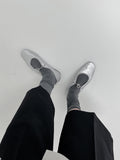 Pomp String Flat Shoes