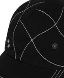 Stitch line corsage ball cap