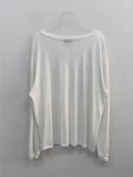Henley Neck Over Fit Sweatshirt T-Shirts