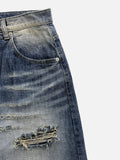 Zey destroyed washed denim pants