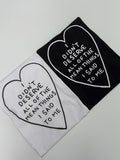 Deserve Lettering Overfit Short-Sleeved T-Shirt