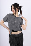 curved tape denim